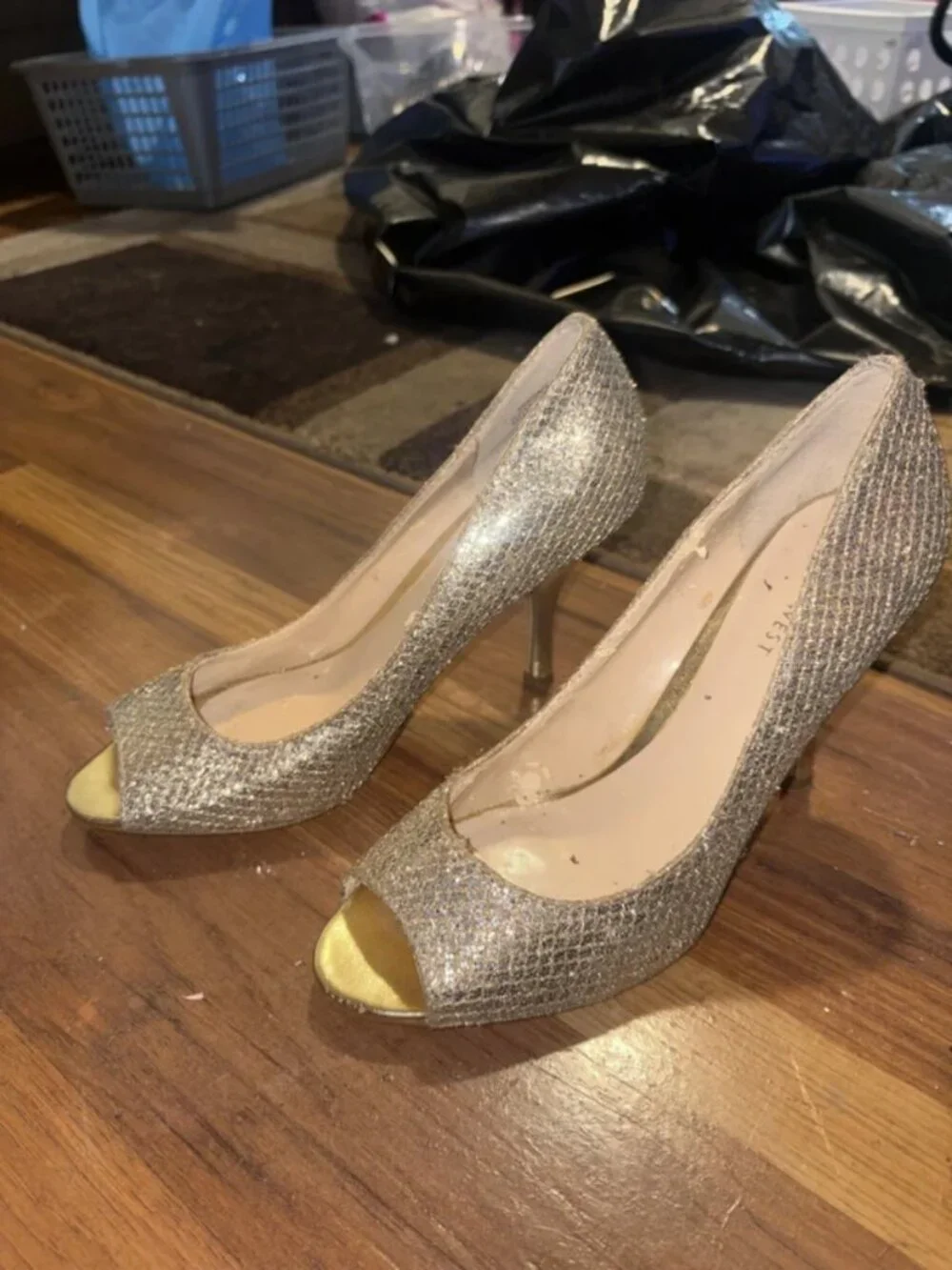 Glittery heels